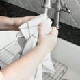 thumbnail image 4 of T-fal Solid & Checked Parquet Kitchen Towels, 2-Pack, Gray, 4 of 7