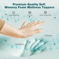 thumbnail image 5 of Cooling Gel Memory Foam Mattress Topper - Soft, Breathable Bed Pad for Sleeper Sofa, RV, Camper - CertiPUR-US Certified, 5 of 8