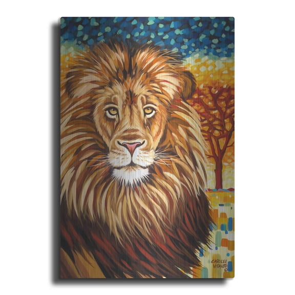 Luxe Metal Art 'Wild Africa II' by Carolee Vitaletti Metal Wall Art, 12"x16"