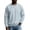 Light Blue, variant on Men's Crew Neck Long Sleeve Sweatshirt, Color Block Rib Collar Casual Pullover Sweatshirts for Daily Wear,Size S-3XL