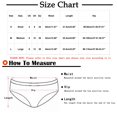 thumbnail image 2 of Annhoo Women's Panties Cute Graphic Mid Rise Cotton Underwear Casual Breathable Solid Color Everyday Briefs, 2 of 4