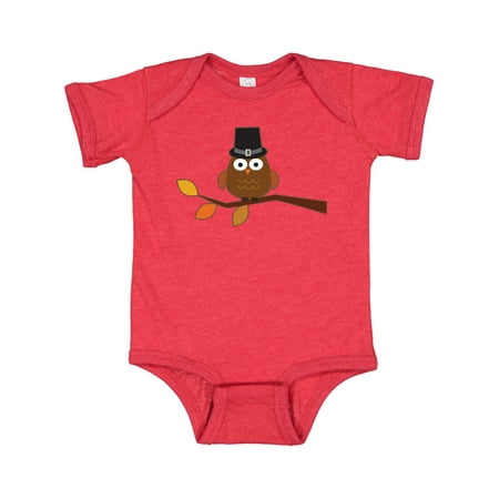 

Inktastic Thanksgiving Holiday Owl Gift Baby Boy or Baby Girl Bodysuit