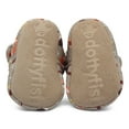 thumbnail image 5 of Dotty Fish Soft Cotton Baby Booties - Non-Slip, Warm Fleece Lined - Woodland, 0-6 Months, 5 of 6
