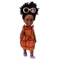 thumbnail image 4 of Muñeca negra, muñeca negra de 14 pulgadas, muñeca negra, muñeca realista, características mejoradas, 4 of 8