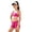 S10-Hot Pink, variant on Ulitacool 13-14 Years Teen Swimsuit For Girl 3 Piece Bikini Sleeveless Kids Solid Color Swimming With Shorts Bathing Swimwear Simple Beach Wear Navy
