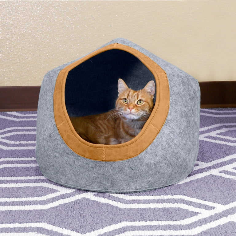 Leather clearance cat bed
