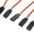 thumbnail image 3 of KLKCMS 5 Pieces Male to Female Servo Extension Lead Cable 3 Pin JR Connector - Length 17cm, 3 of 8