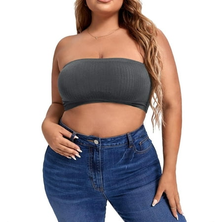 

A Piece Dark Grey Plus Size Bras & Bralettes (Women s)