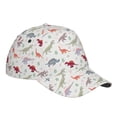 thumbnail image 3 of Naloa Original Classic Low Profile Hat Men Women Baseball Cap Dad Hat Adjustable Unconstructed Cute Dinosaur Print Cap, 3 of 9