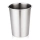 thumbnail image 5 of Monstrate Taza de café de acero inoxidable, práctica taza de agua potable, bebidas frías, soporte apilable para acampar, hogar, exterior, plata, 350ML color verdadero 350ML 5piezas Monstrate CBP182363, 5 of 5