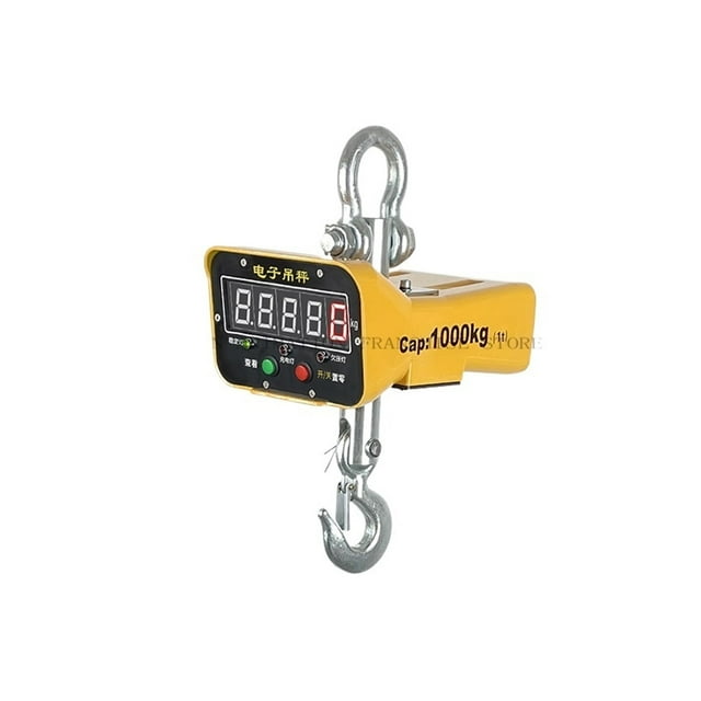 Balance Numérique Suspendue 5000KG, Grue Portable Robuste Affichage LED Crochet Industriel Électronique, Facile à Installer