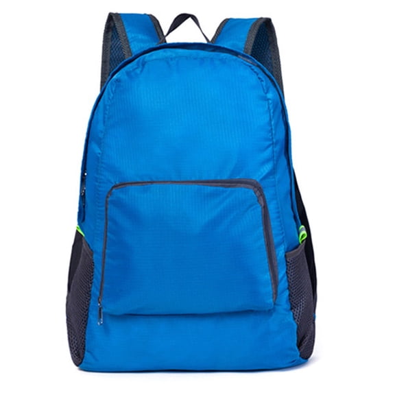 2018 New Style Fashion Lightweight Solid Zipper Pack Waterproof Foldable Travel Backpacks Day Pack Bags Camping