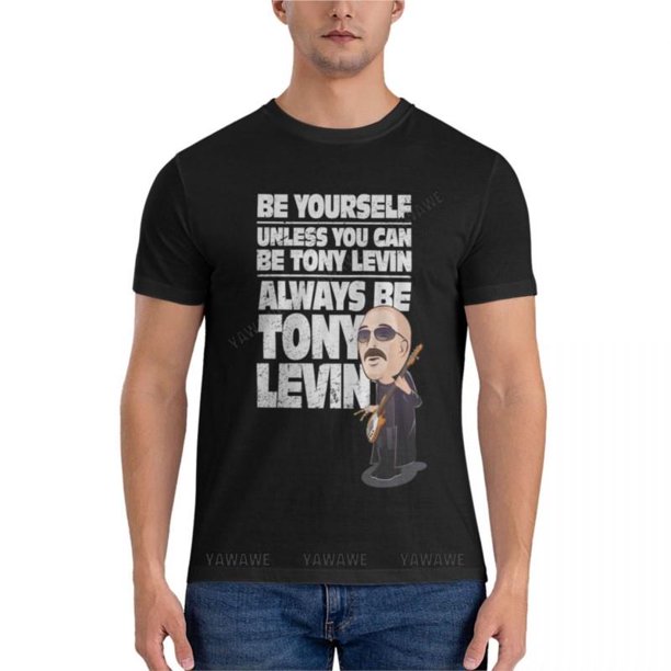 Camiseta esencial de siempre be Tony Levin para hombre camisetas vintage para hombre camisetas para hombre camisetas para hombre