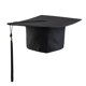 thumbnail image 1 of TINKSKY Adjustable Adults Student Mortar Board Graduation Hat Fancy Dress Accessory, 1 of 3