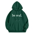 thumbnail image 4 of YUELONGHU Women Casual Hoodie Zip up Hoodie Women Women's Dear Person Behind No One Is You That's Your Superower Hoodie Xxl, 4 of 5