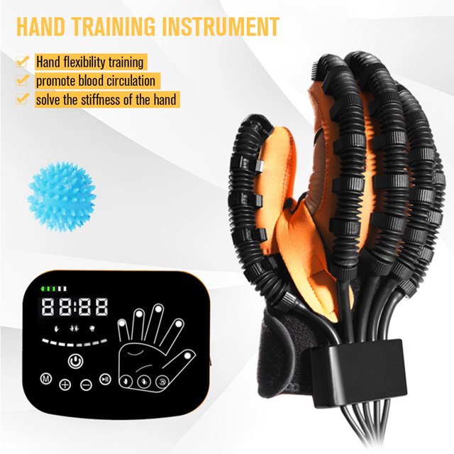 Mano Inteligente Finger Trainer Eléctrico Ajustable 2A/13.5V para Recuperación de Funciones (M EU) Likrtyny Cuidado Belleza