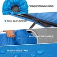 thumbnail image 4 of KingCamp Camping Sleeping Bag for Adults, 3-Season Portable Sleeping Bags, Lightweight Single Sleeping Bag  for Backpacking,  Hiking (Blue) 3.09 lbs, 4 of 9