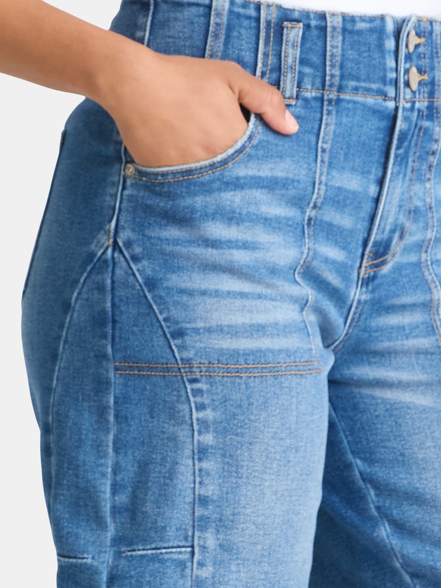 Madden NYC High Rise Short with Side Seams, Women's