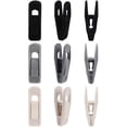 thumbnail image 4 of 6 piezas de accesorios de acabado para perchero de plástico antideslizante gris, pinzas especiales para secar la ropa, 4 of 5