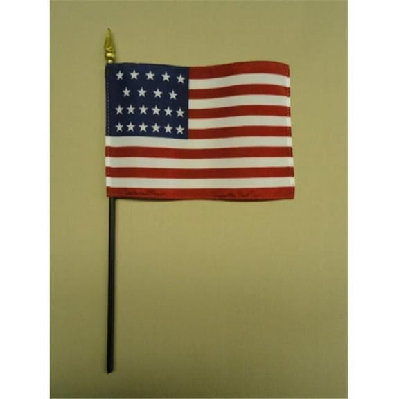 Annin Flagmakers 325465 Eb 21 Star Us 1819-20 Mounted 4 x 6 in. 12 Pack