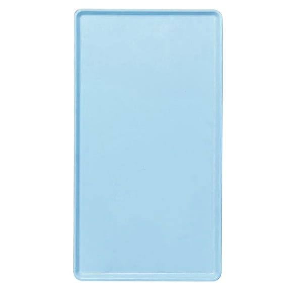 Cambro 1418D177 Rectangular Dietary Tray - For Patient Feeding, 14" x 18", Sky Blue- Case of 12