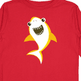 thumbnail image 4 of Inktastic Cute Shark, Little Shark, Yellow Shark, Sea Animal Boys or Girls Long Sleeve Toddler T-Shirt, 4 of 5