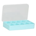 thumbnail image 3 of Everything Mary 10 Compartment Plastic Bead Storage Box, Teal (Single), 3 of 15