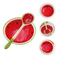 thumbnail image 4 of Ceramic Salad Bowl With Spoon, Cute Food Serving Bowl Watermelon Bowl, Mixing Bowls For Cereal Pasta Snack Appetizer, 4 of 5
