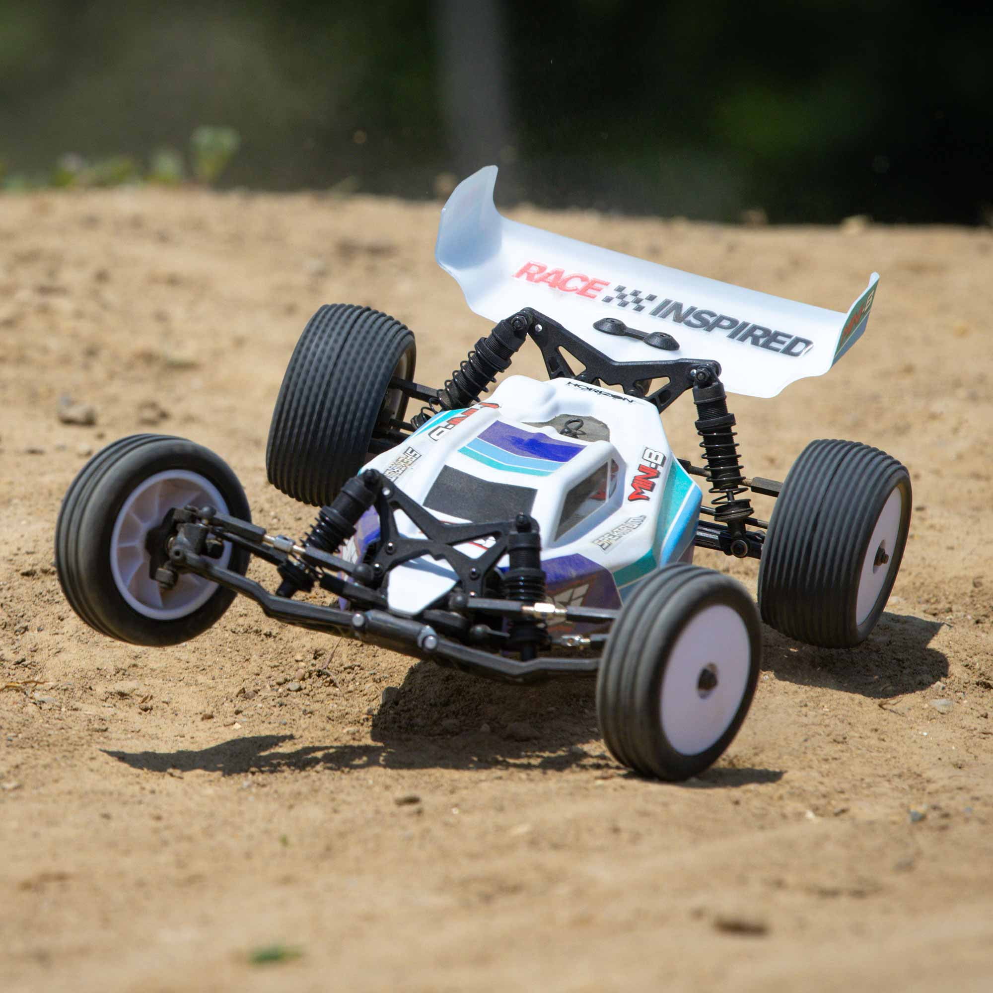 Losi 1/16 Mini-B 2 Wheel Drive Buggy Brushless RTR Blue LOS01024T2