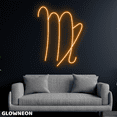 thumbnail image 4 of Glowneon Virgo Neon Sign, Virgo Horoscope Led Sign, Astrology Led Art, 4 of 5