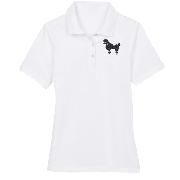 Hip Hop 50's Shop 50s Poodle Skirt Shirt - White (2X-Large, Black)