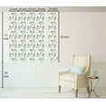thumbnail image 5 of Ambesonne Spring Vintage Peel & Stick Wallpaper for Home, Tulips Cherry Flower, 13"x72", Lavender Blue Sage Green, 5 of 5
