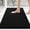 Black, variant on Lanola Luxury Chenille Bathroom Rug , White Shaggy Non-Slip Absorbent Bath Mat Runner for Tub and Shower