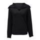 thumbnail image 5 of Gibobby Suéter mujer, Suéter corto para mujer, cuello en V, manga larga, suéter casual(Negro,M), 5 of 5