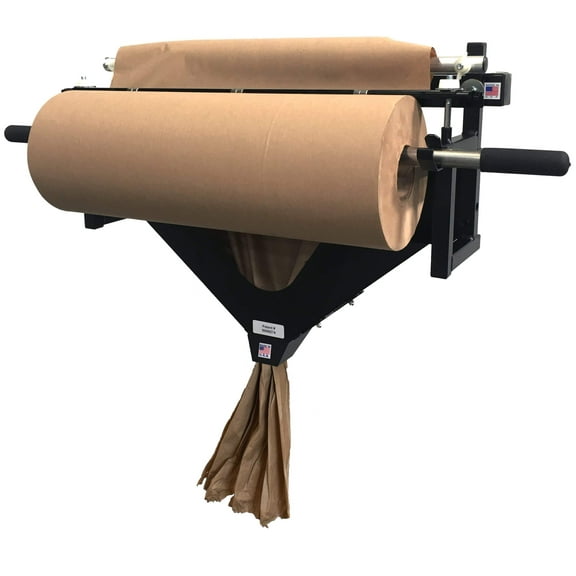 24 Kraft Paper Crumpler - Wall Mount  Benchtop Void Fill Dispenser - EP-5955 - Made in USA