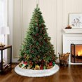 thumbnail image 2 of Falda de árbol de Navidad Piso redondo de Navidad Alfombra decorativa Base de árbol Cubierta pequeña Decoración Suministros de vacaciones de inauguración de la casa Kearding HA008357-00B, 2 of 7