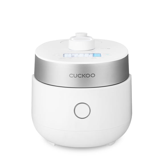 CUCKOO Twin Pressure Rice Cooker 3-Cup Uncooked / 6-Cup Cooked with Induction Heating Technology, 15 Menu Modes with Voice Guide, Small Rice Maker Multi-Cooker & Pressure Cooker (CRP-MHTR0309FW)