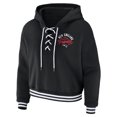 thumbnail image 2 of Women's WEAR by Erin Andrews Black New England Patriots Lace-Up Pullover Hoodie, 2 of 3