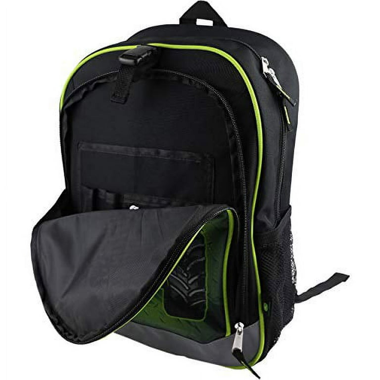 John Deere Boys Tractor Backpack Black LP74365 Walmart