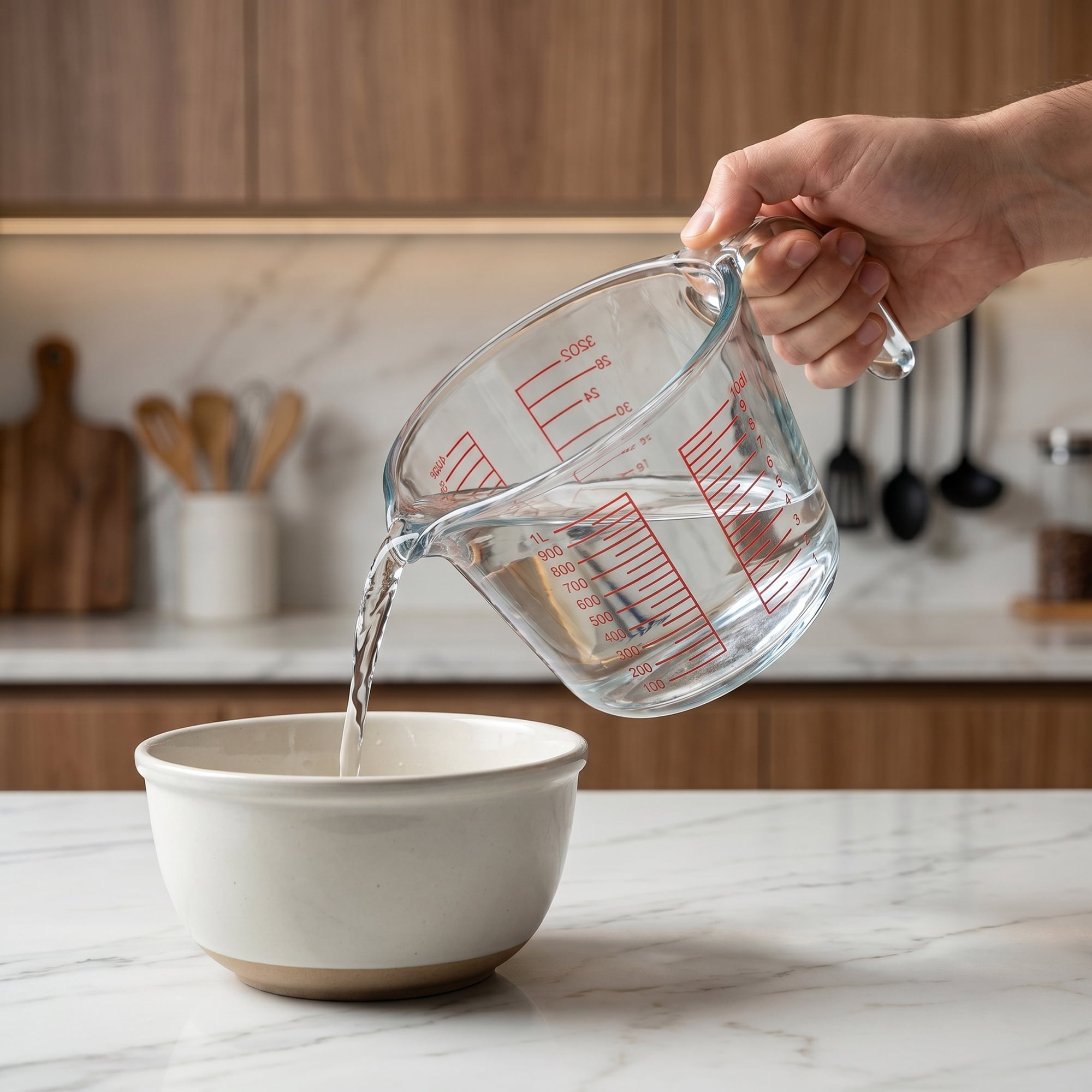 Unique Bargains Measuring Cup, 1 Cup Glass Measuring Cups for Kitchen Baking Clear  3PCS