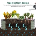 thumbnail image 4 of 304 De Acero Inoxidable Caja De La Planta De Flores Piso Abierto Levantado Kit De Cama De Jardín Plantador Levantado Cama Para Yardas Escuelas Viveros, 4 of 7