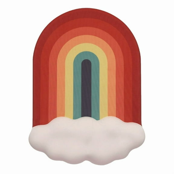 Rainbow Mouse Pad Keyboard Wrist Rest Memory Foam Silicone Ergonomic-Mouse Pad Laptop Wrist Rest