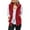 Red, variant on Virmaxy Womens Winter Sherpa Fleece Vest Solid Color Faux Shearling Shaggy Coat Sleeveless Full Zip up Lapel Neck Plush Jacket Warm Winter Coat Outerwear Black S