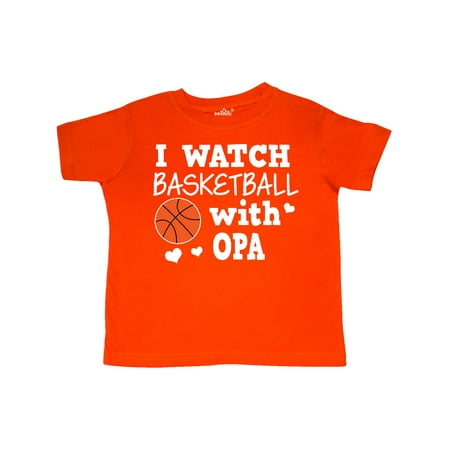 

Inktastic I Watch Basketball with Opa Gift Toddler Boy Girl T-Shirt