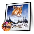 thumbnail image 2 of 5D bricolaje completo taladro diamante pintura nieve montaña tigre punto de cruz mosaico FLhrweasw Nuevo, 2 of 8