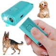 thumbnail image 1 of Ultrasonic Rechargeable Dog Repeller with Manual, Type-C Cable, Teal, 1 of 9