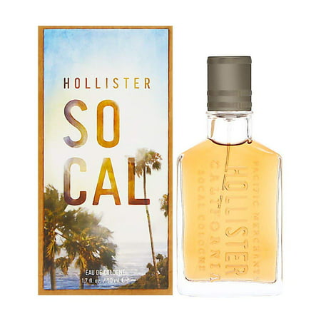 Hollister Socal Cologne Spray for Men, 1.7 Fluid