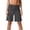 Grey, variant on Gunia Plus Size Gym Shorts Women Lightweight Solid Blend Yoga Shorts Casual Fitness Womens Shorts Casual Black M