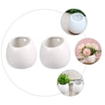 thumbnail image 4 of Shisuyan 2pcs White Wall Hanging Flower Pot Ceramic Succulent Plant Potted for Home, 4 of 8