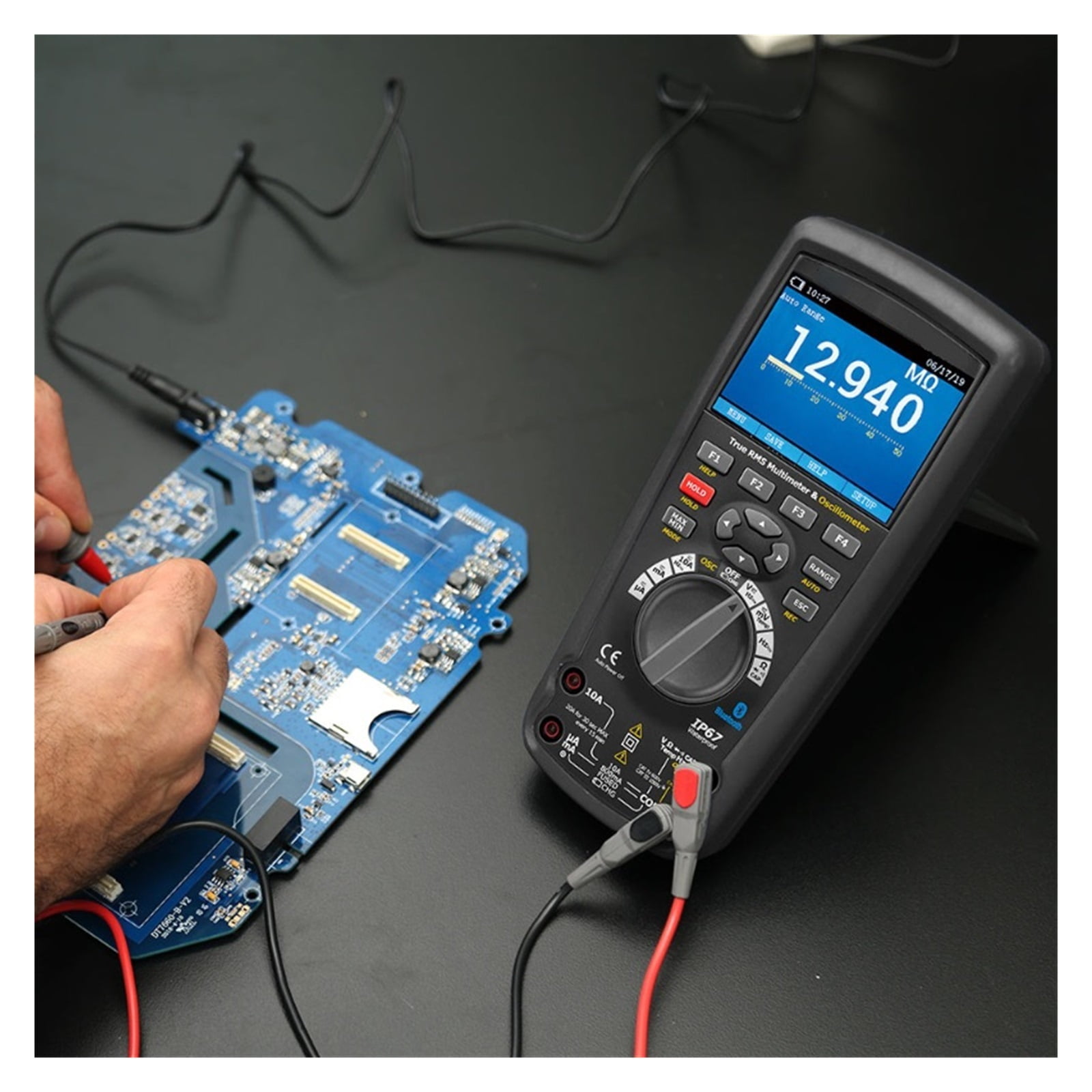 Accuracy Real-time Sample Rate Fully PC Calibration Handheld Oscilloscope Digital Multimeter ,Professional Designed